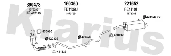 Изпускателна система KLARIUS             