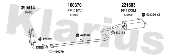 Изпускателна система KLARIUS             