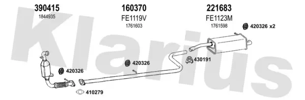 Изпускателна система KLARIUS             