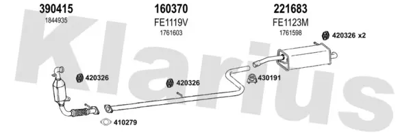 Изпускателна система KLARIUS             