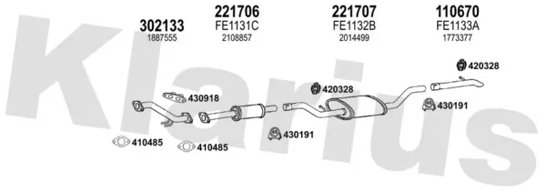 Изпускателна система KLARIUS             