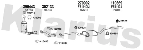 Изпускателна система KLARIUS             
