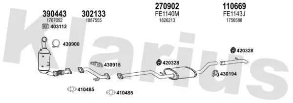 Изпускателна система KLARIUS             