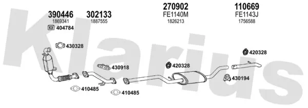 Изпускателна система KLARIUS             