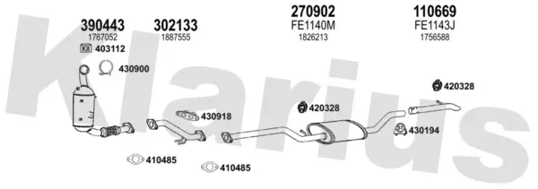 Изпускателна система KLARIUS             