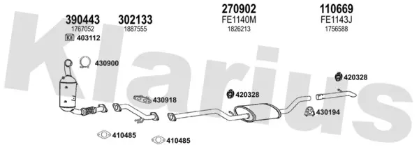 Изпускателна система KLARIUS             