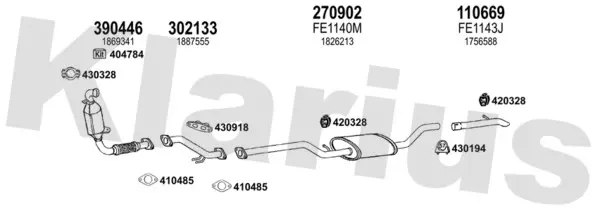 Изпускателна система KLARIUS             
