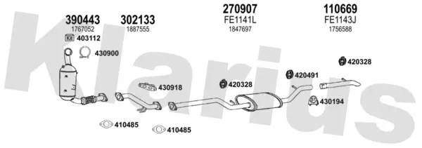 Изпускателна система KLARIUS             