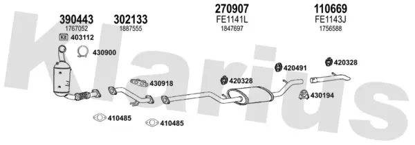 Изпускателна система KLARIUS             