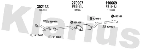 Изпускателна система KLARIUS             