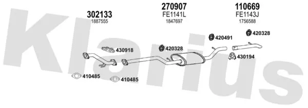 Изпускателна система KLARIUS             