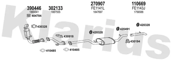 Изпускателна система KLARIUS             