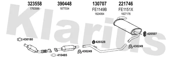 Изпускателна система KLARIUS             