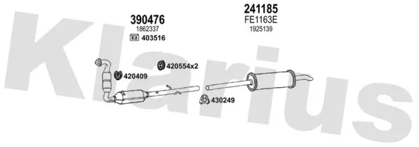 Изпускателна система KLARIUS             