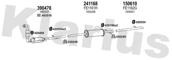 Изпускателна система KLARIUS             