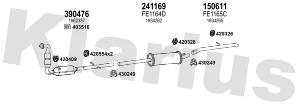 Изпускателна система KLARIUS             