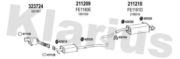 Изпускателна система KLARIUS             