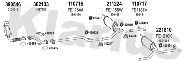 Изпускателна система KLARIUS             