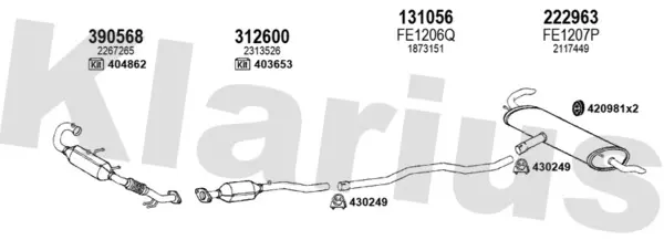 Изпускателна система KLARIUS             
