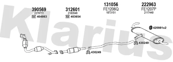Изпускателна система KLARIUS             