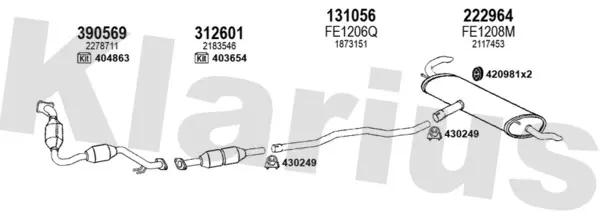 Изпускателна система KLARIUS             