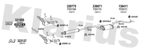Изпускателна система KLARIUS             