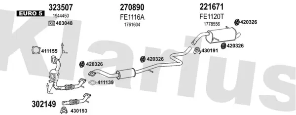 Изпускателна система KLARIUS             