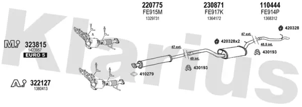 Изпускателна система KLARIUS             