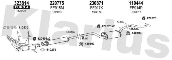 Изпускателна система KLARIUS             