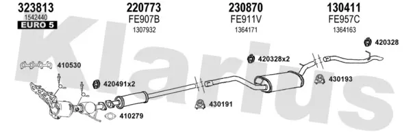 Изпускателна система KLARIUS             