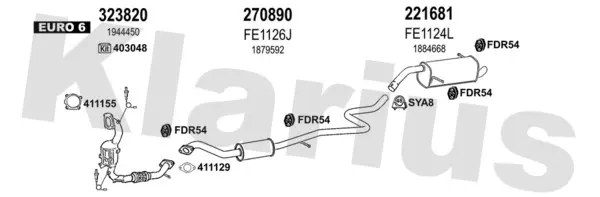 Изпускателна система KLARIUS             