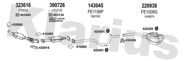Изпускателна система KLARIUS             