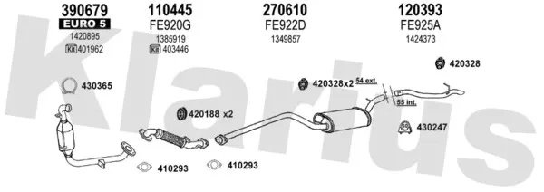 Изпускателна система KLARIUS             