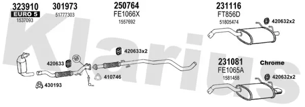 Изпускателна система KLARIUS             