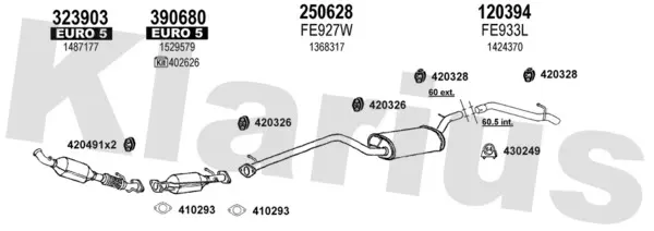 Изпускателна система KLARIUS             