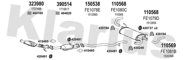 Изпускателна система KLARIUS             