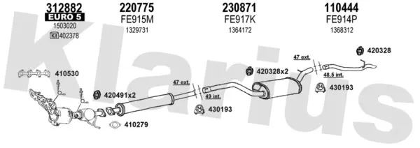 Изпускателна система KLARIUS             