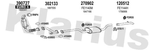 Изпускателна система KLARIUS             