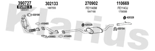 Изпускателна система KLARIUS             