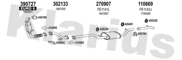 Изпускателна система KLARIUS             