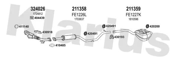 Изпускателна система KLARIUS             