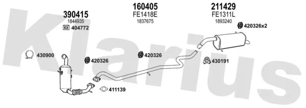 Изпускателна система KLARIUS             