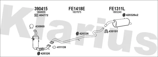 Изпускателна система KLARIUS             