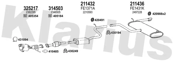 Изпускателна система KLARIUS             