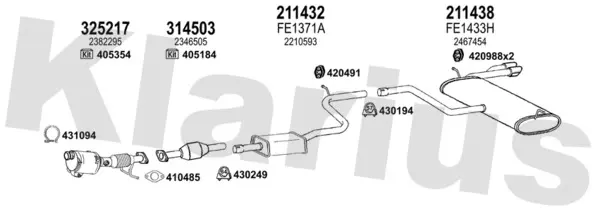 Изпускателна система KLARIUS             