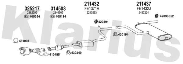 Изпускателна система KLARIUS             