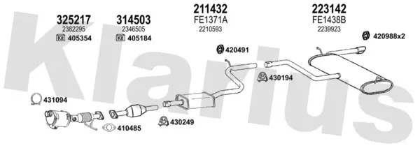 Изпускателна система KLARIUS             