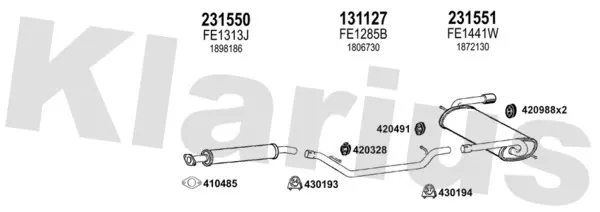 Изпускателна система KLARIUS             