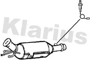 филтър за сажди/твърди частици, изпускателна система KLARIUS             