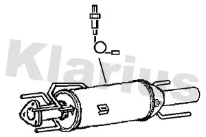 филтър за сажди/твърди частици, изпускателна система KLARIUS             